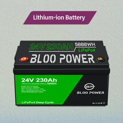 Bloopower almacenamiento personalizado 12V 100 Ah con energía de fosfato BMS para inversor autocaravana Agv LED estación de telecomunicaciones de pesca